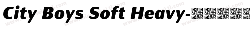 City Boys Soft Heavy字体转换